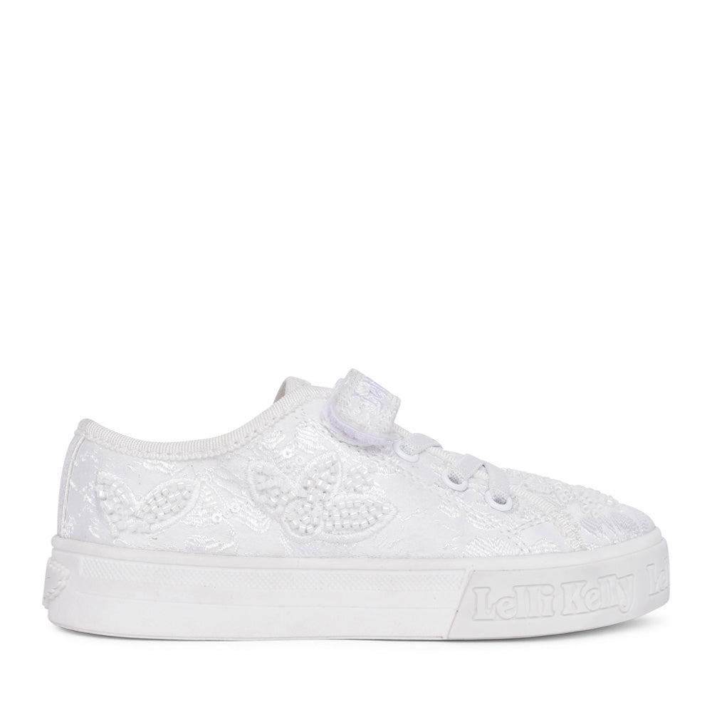Girls Lk4921 Sharon Trainer In White