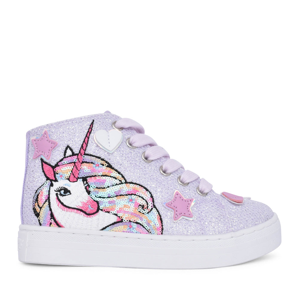 Girls Lk4722 Vttoria Laced Ankle Boot In Lilac