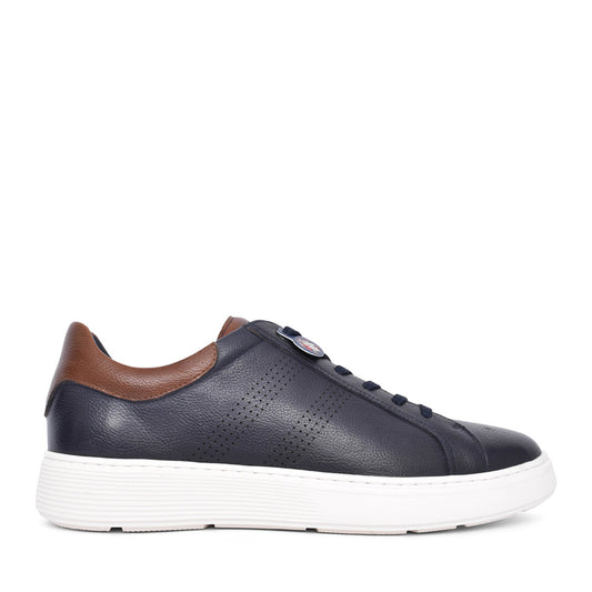 Mens Chris Laced Shoe In Navy