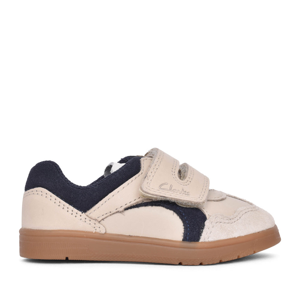 Boys Disco Vibe T Neutral Velcro Trainer In Kids F Fit