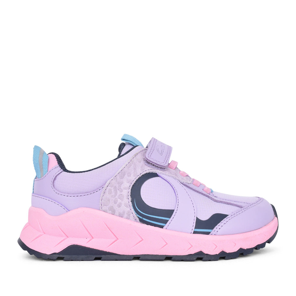 Girls Selva Hero K Lilac Combi Trainer In Kids F Fit