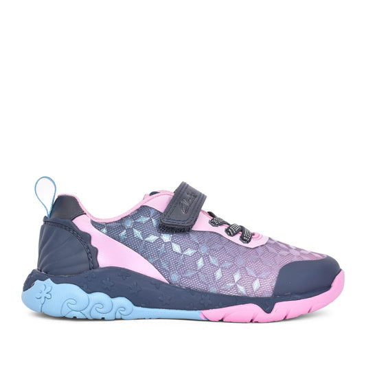 Girls Tidal Trail K Navy Trainer In Kids F Fit