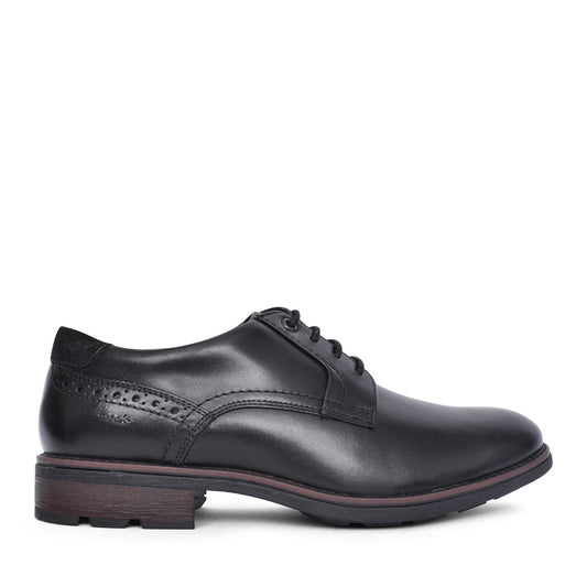 Mens Emmet Plain G-fit Laced Shoe In Black