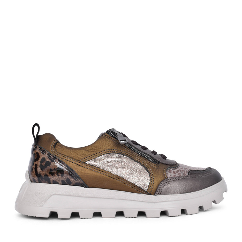 Ladies 993h01 Ajala H-fit Trainer In Bronze