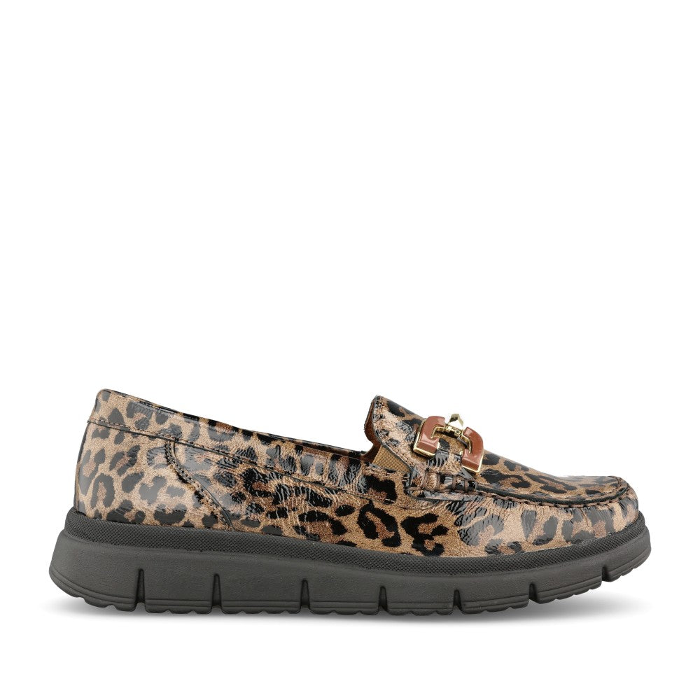 Ladies 906504 Pina H-fit Loafer In Khaki