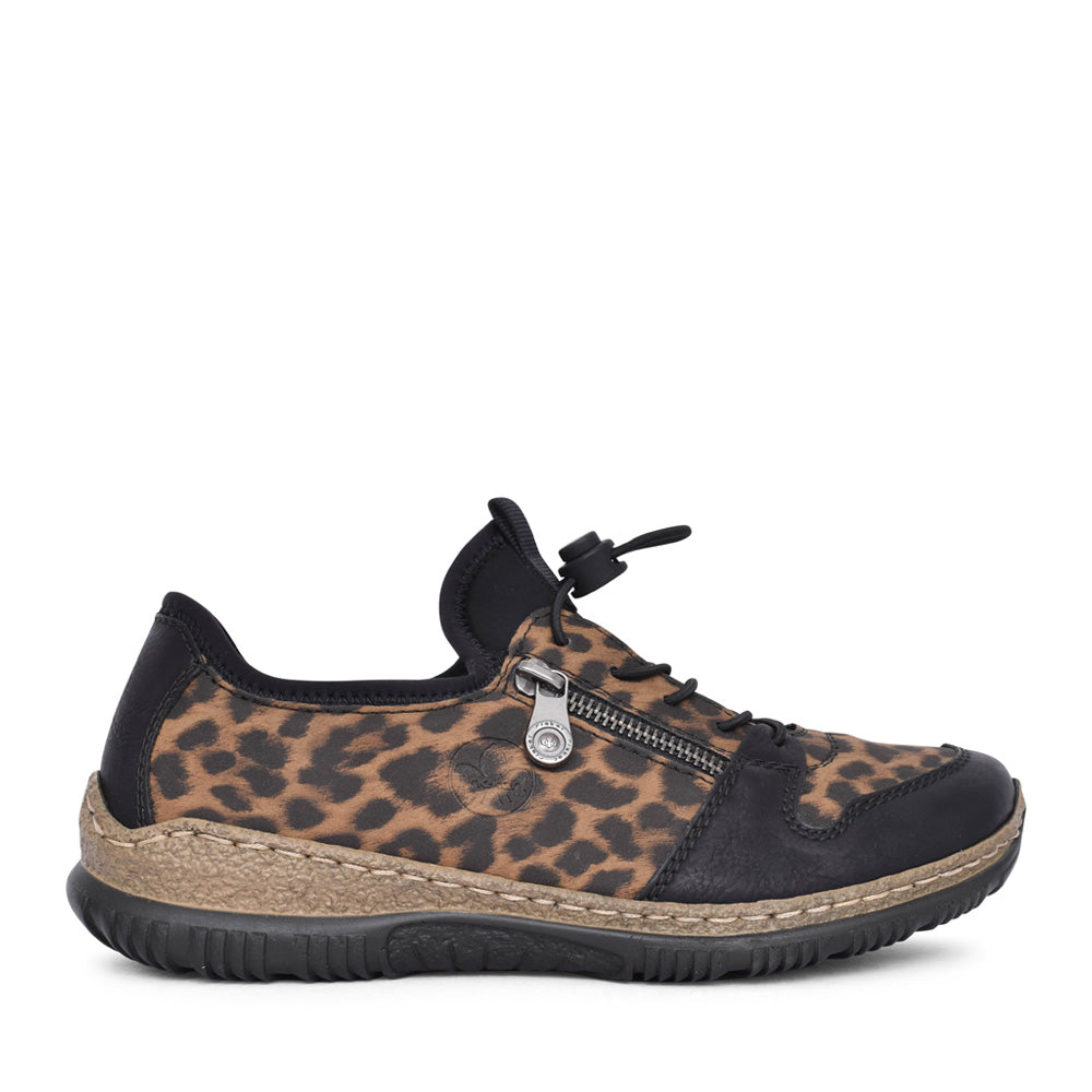 Ladies N32g0 Laced Shoe In Leopard