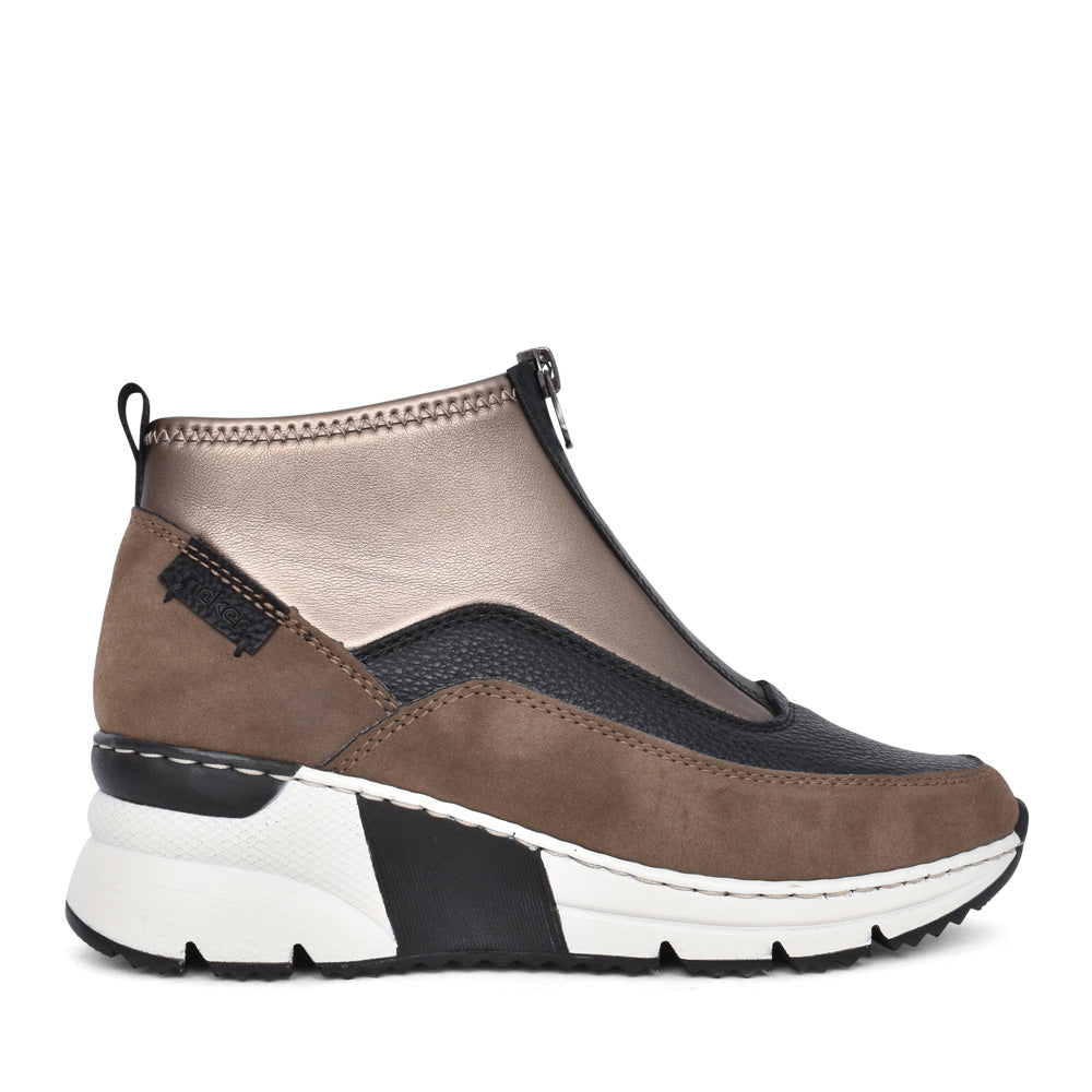 Ladies N6352 Ankle Boot In Brown