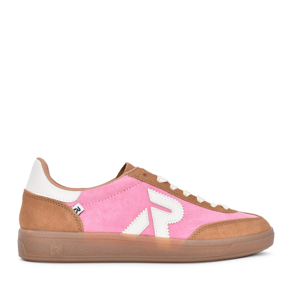 Ladies W2200 Laced Trainer In Pink