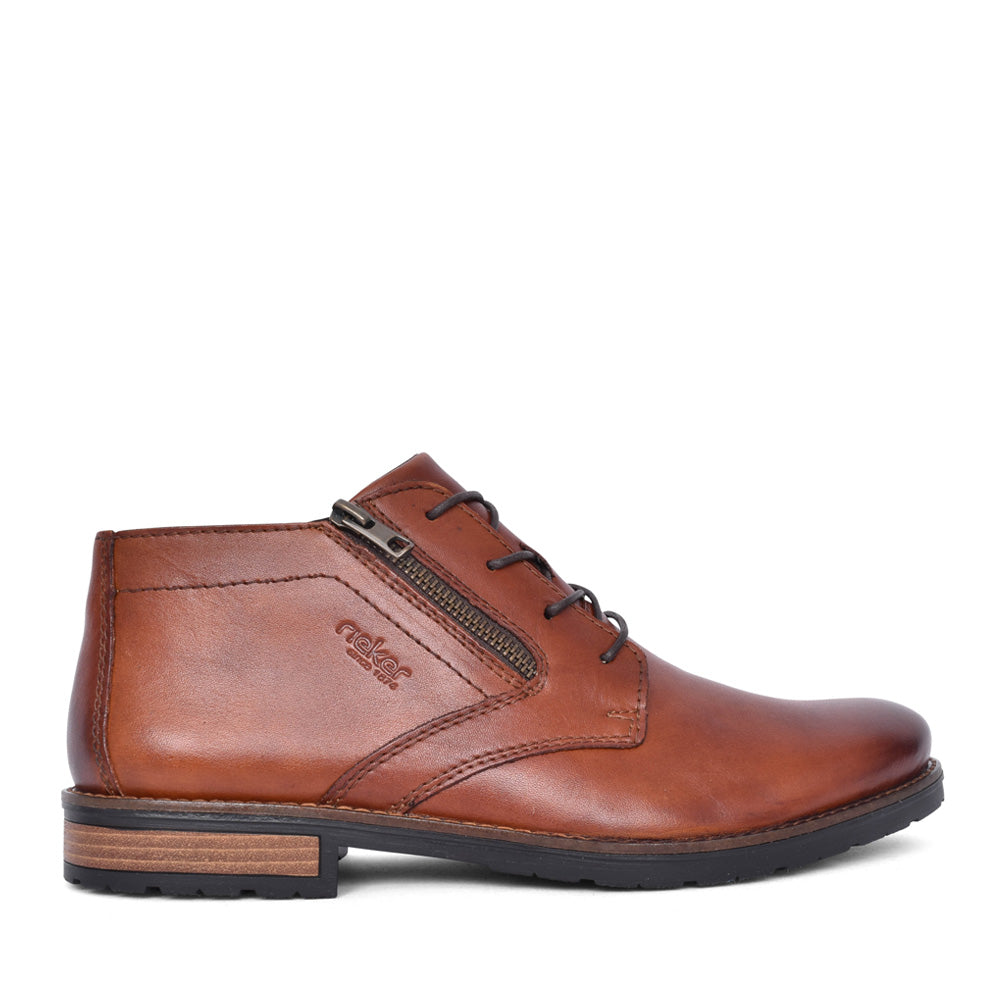 Mens 14609 Laced Ankle Boot In Tan