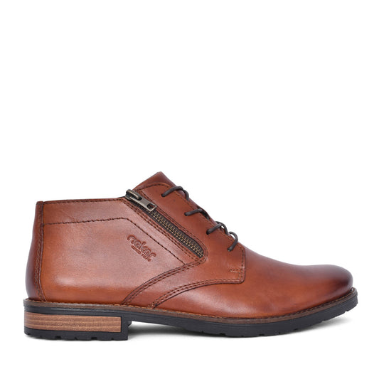 Mens 14609 Laced Ankle Boot In Tan
