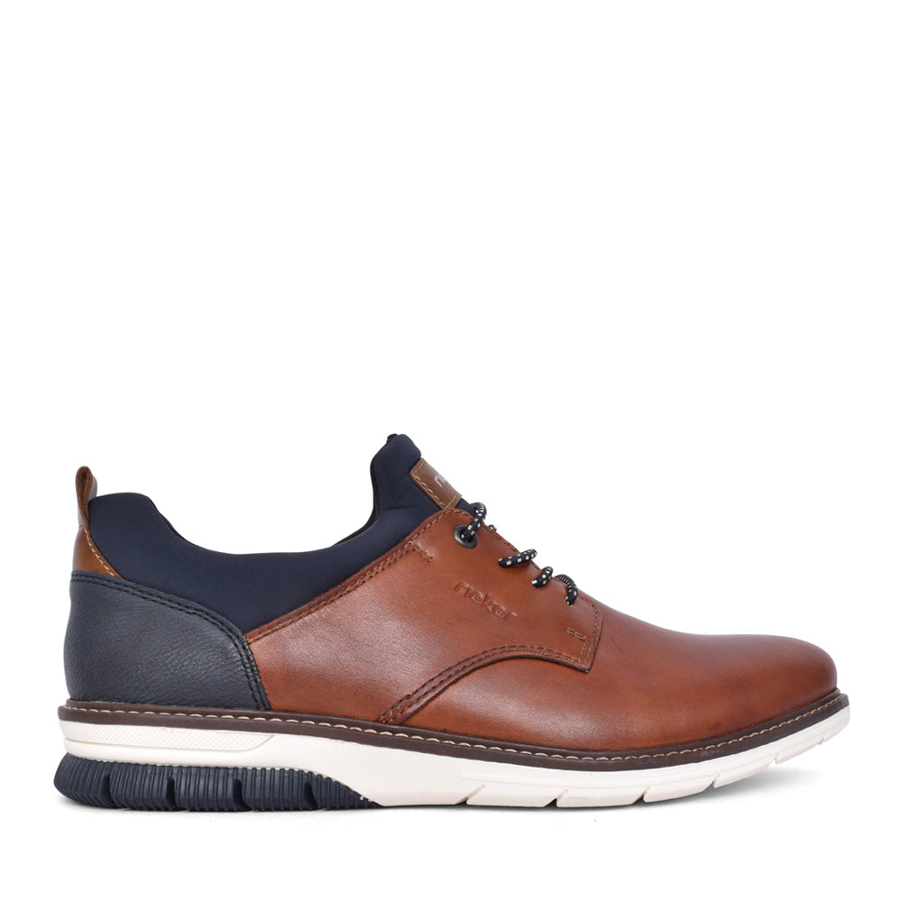 Mens 14454 Laced Shoe In Tan
