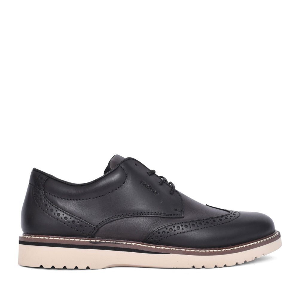Mens 04504 Laced Shoe In Black