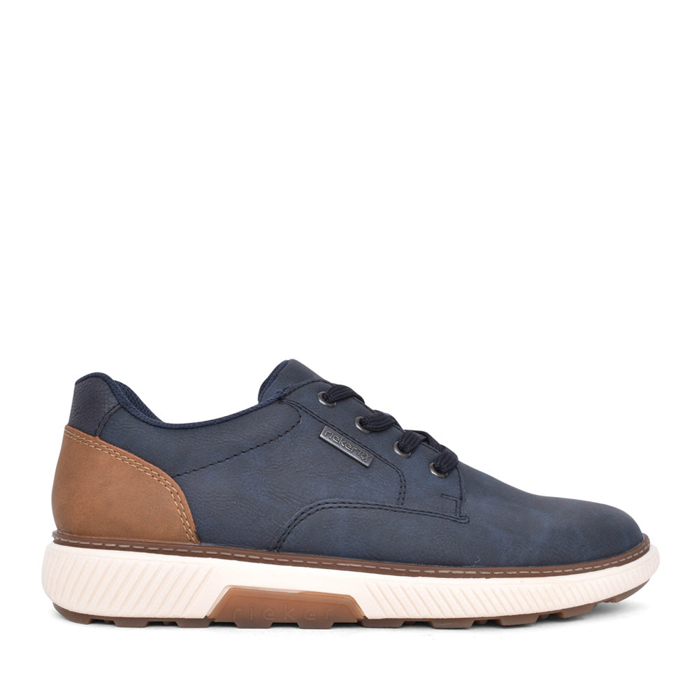 Mens B3317 Tex Laced Shoe In Navy