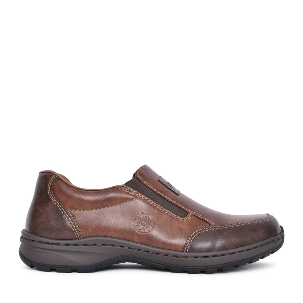 Mens 03354 Slip-on Shoe In Dark Brown