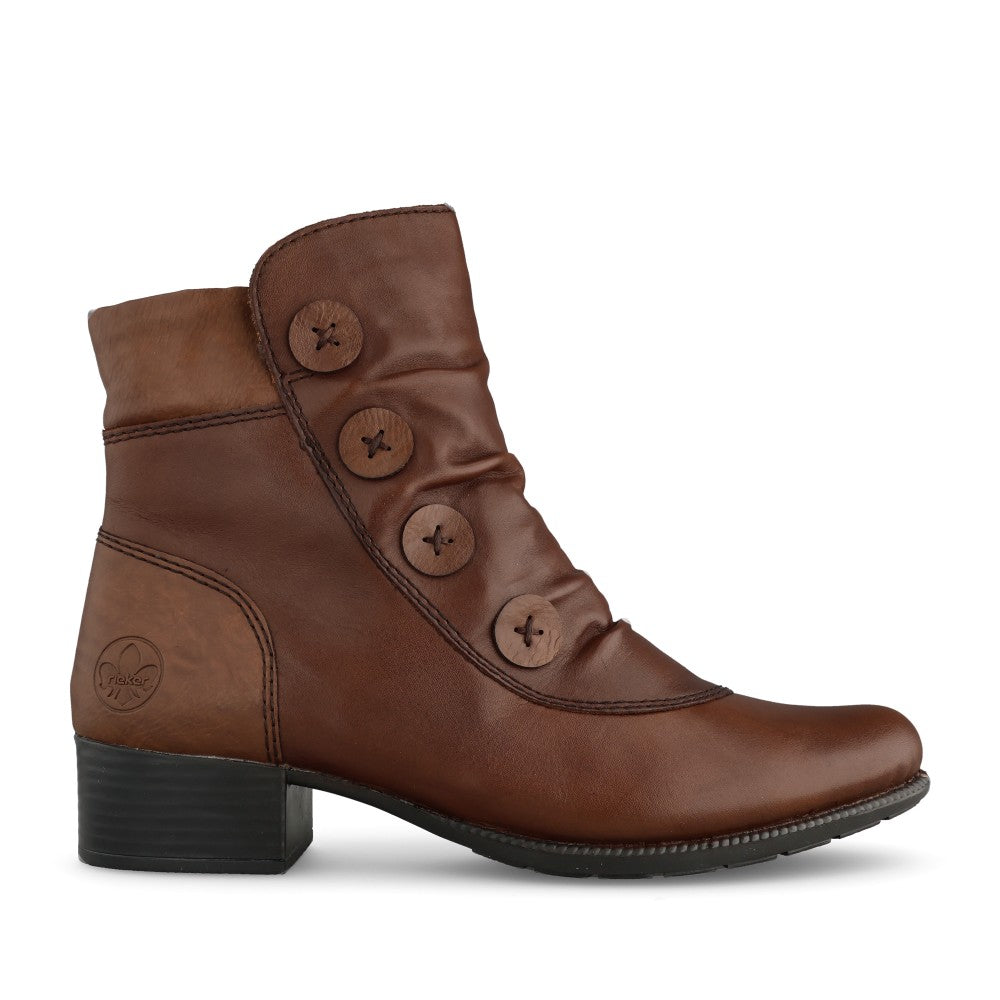Ladies 78659 Ankle Boot In Chestnut