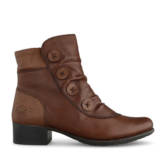 Ladies 78659 Ankle Boot In Chestnut
