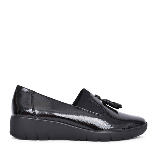 Ladies 8-24668 Loafer In Black