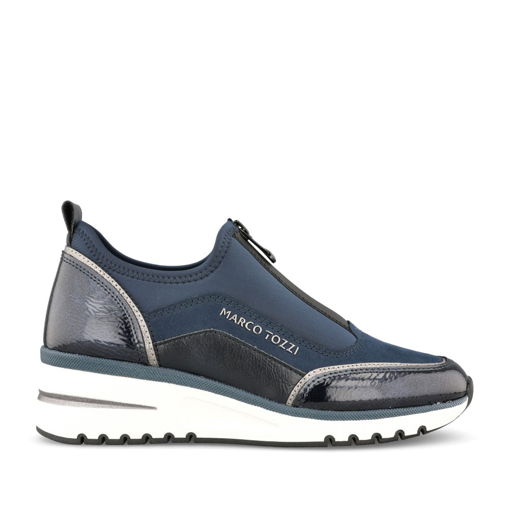 Ladies 2-24780 Slip-on Trainer In Navy