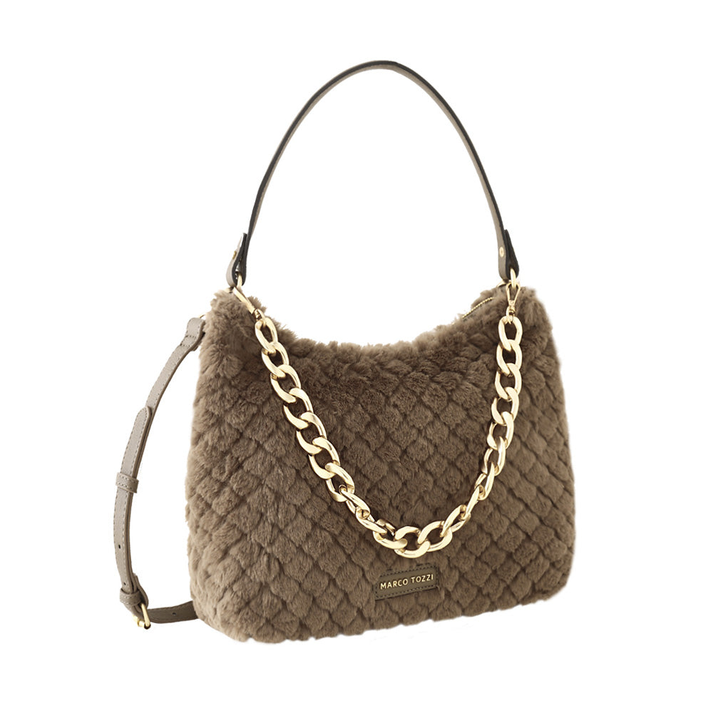 Ladies 2-61016 Handbag In Pepper