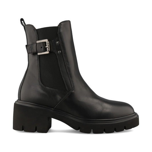 Ladies I514814d Block Heel Ankle Boot In Black