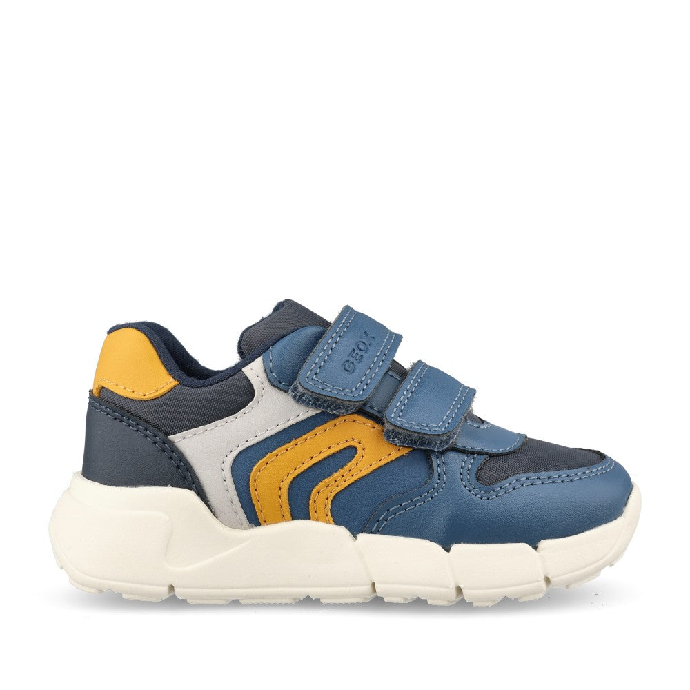 Boys B566gd B Flexyper Velcro Trainer In Blue