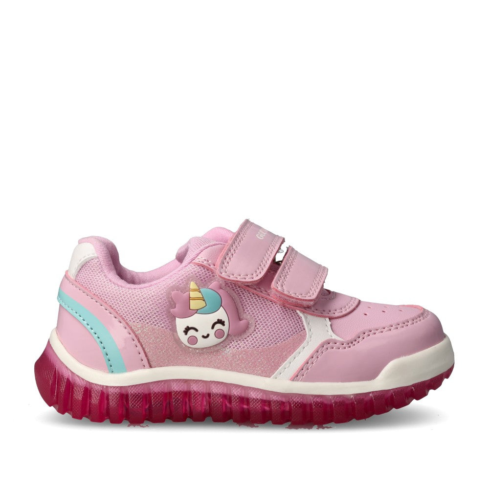 Girls B5661a B Lightyloo Velcro Trainer In Pink