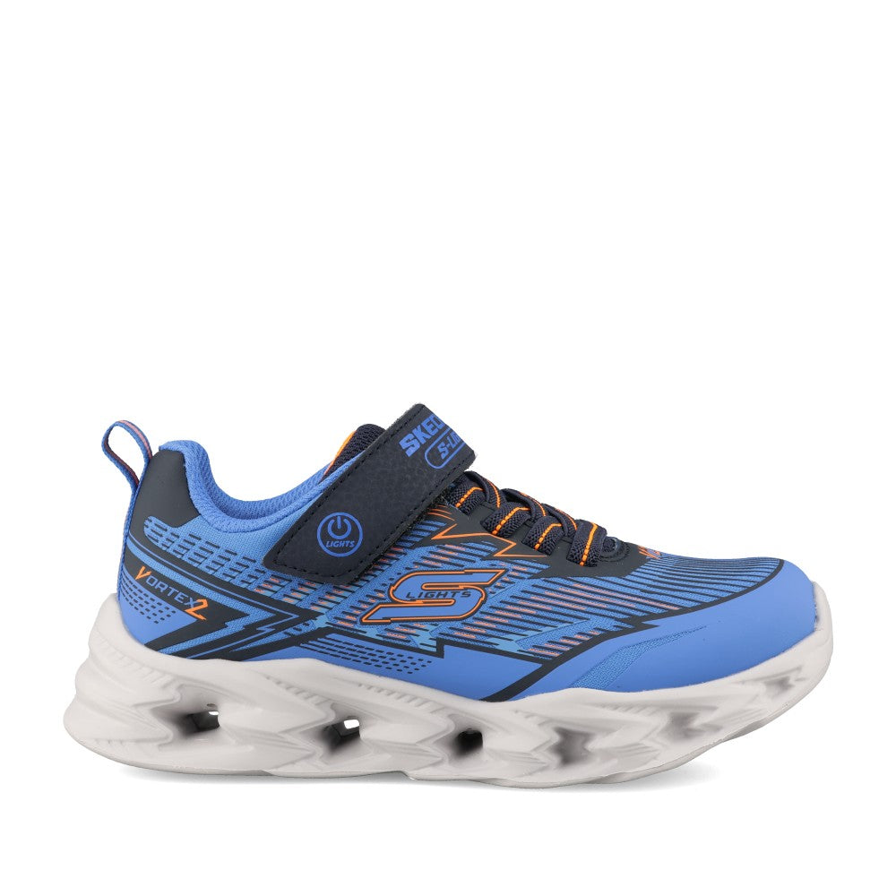 Boys 400605l S Lights Vortex Veltrox Trainer In Blue