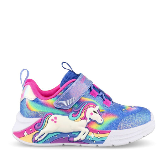 Girls 302298n Unicorn Chaser Trainer In Blue