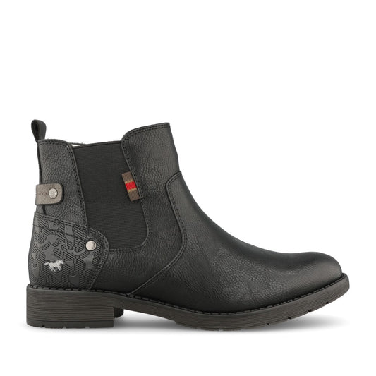 Ladies 52002 Ankle Boot In Black
