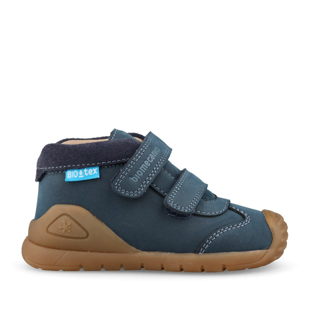 Boys 251134 Double Velcro Boot In Navy