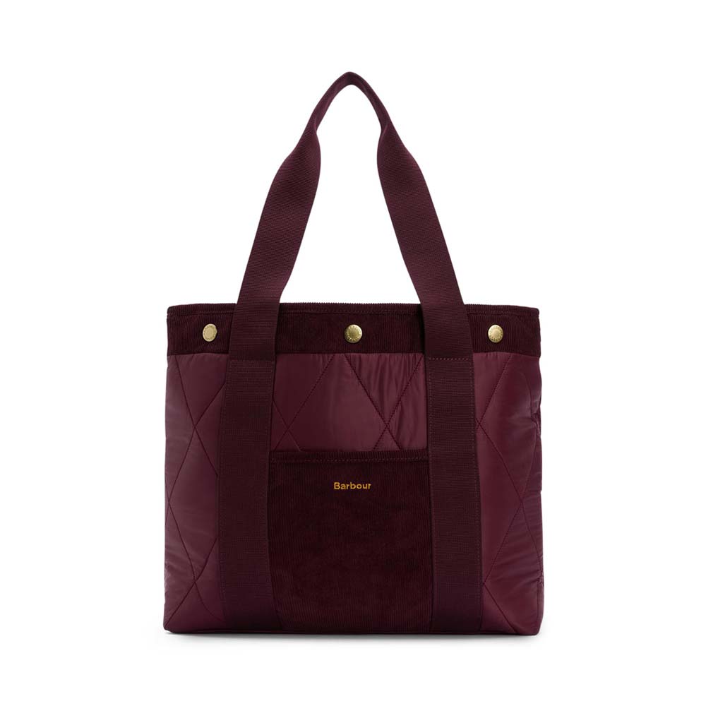 Ladies Healy Tote Bag In Burgandy