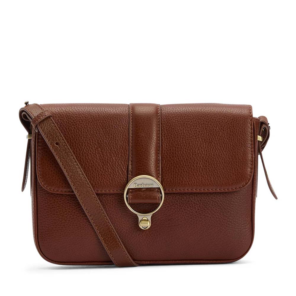 Ladies Rosa Leather Crossbody Bag In Brown