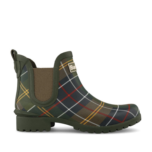Ladies Wilton Chelsea Welly Boot In Class Tartan