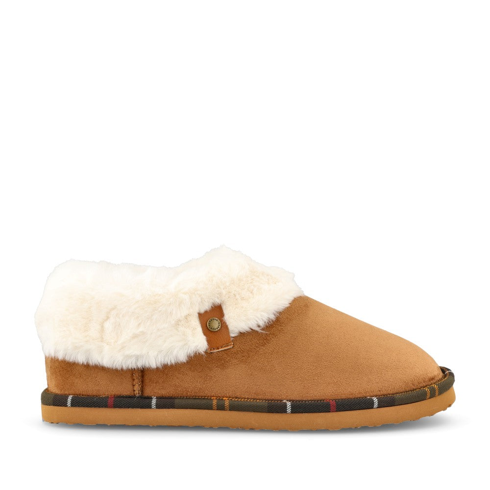 Ladies Eloise Bootie Slipper In Camel
