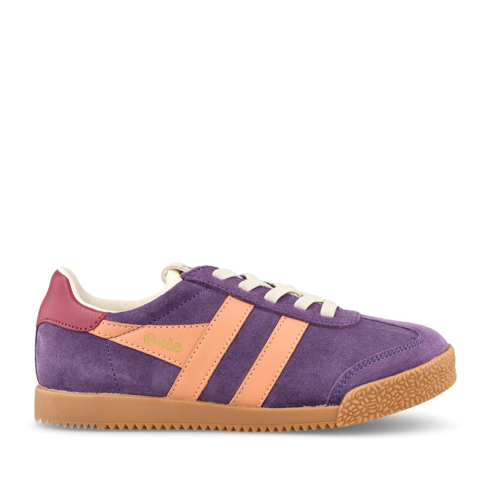 Girls Elan Cka538 Laced Trainer In Plum
