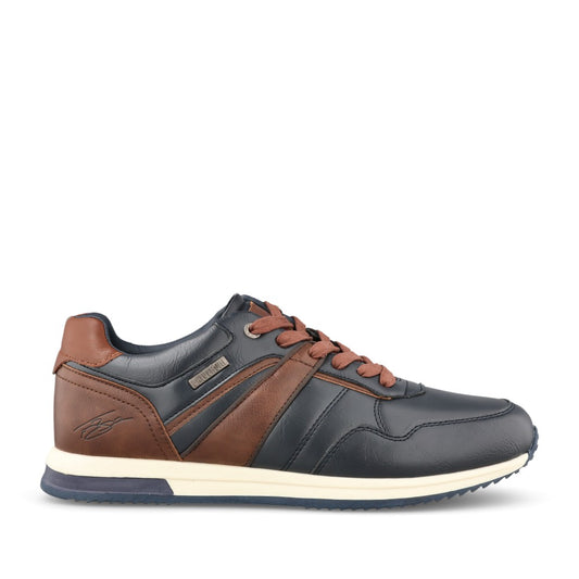 Mens Roigard Laced Trainer In Navy