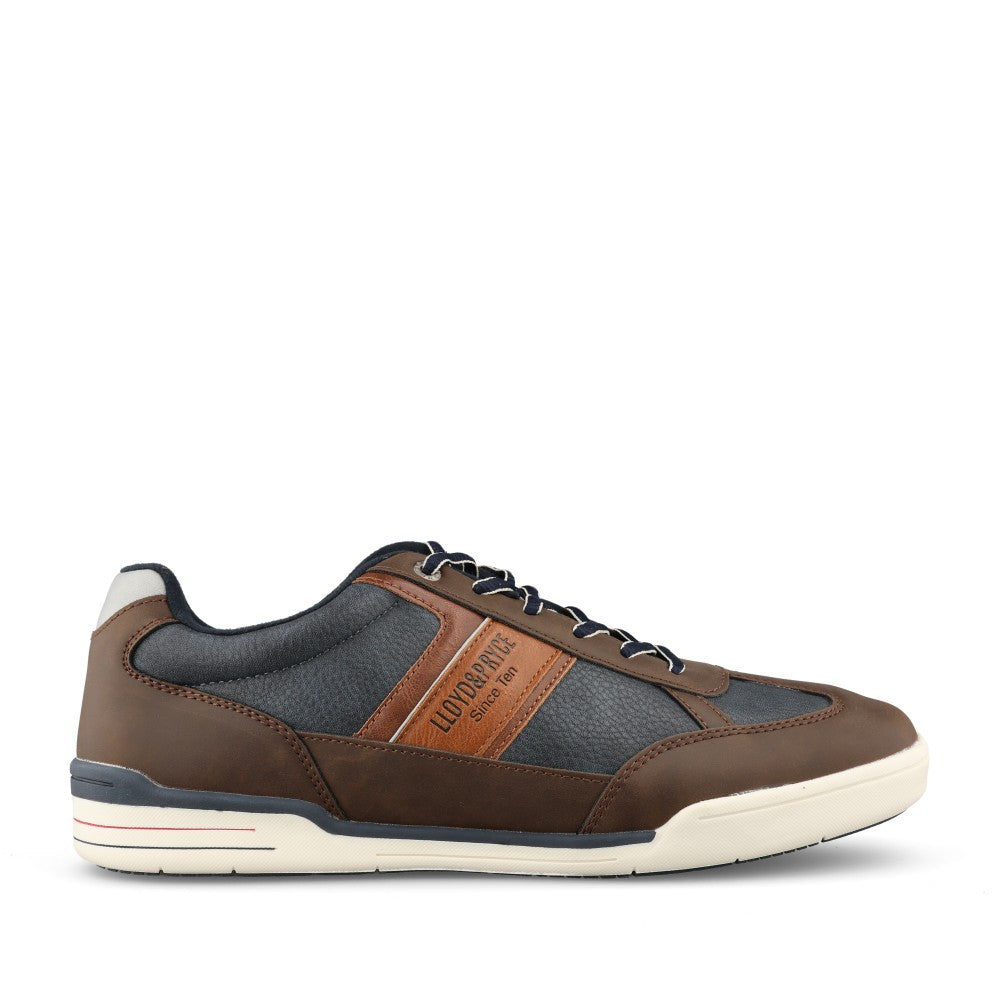 Mens Lakai Laced Trainer In Navy