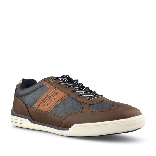 Mens Lakai Laced Trainer In Navy