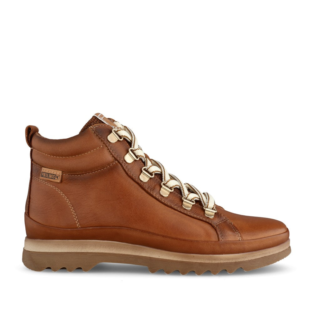 Ladies W3w-8564 Vigo Laced Ankle Boot In Brandy