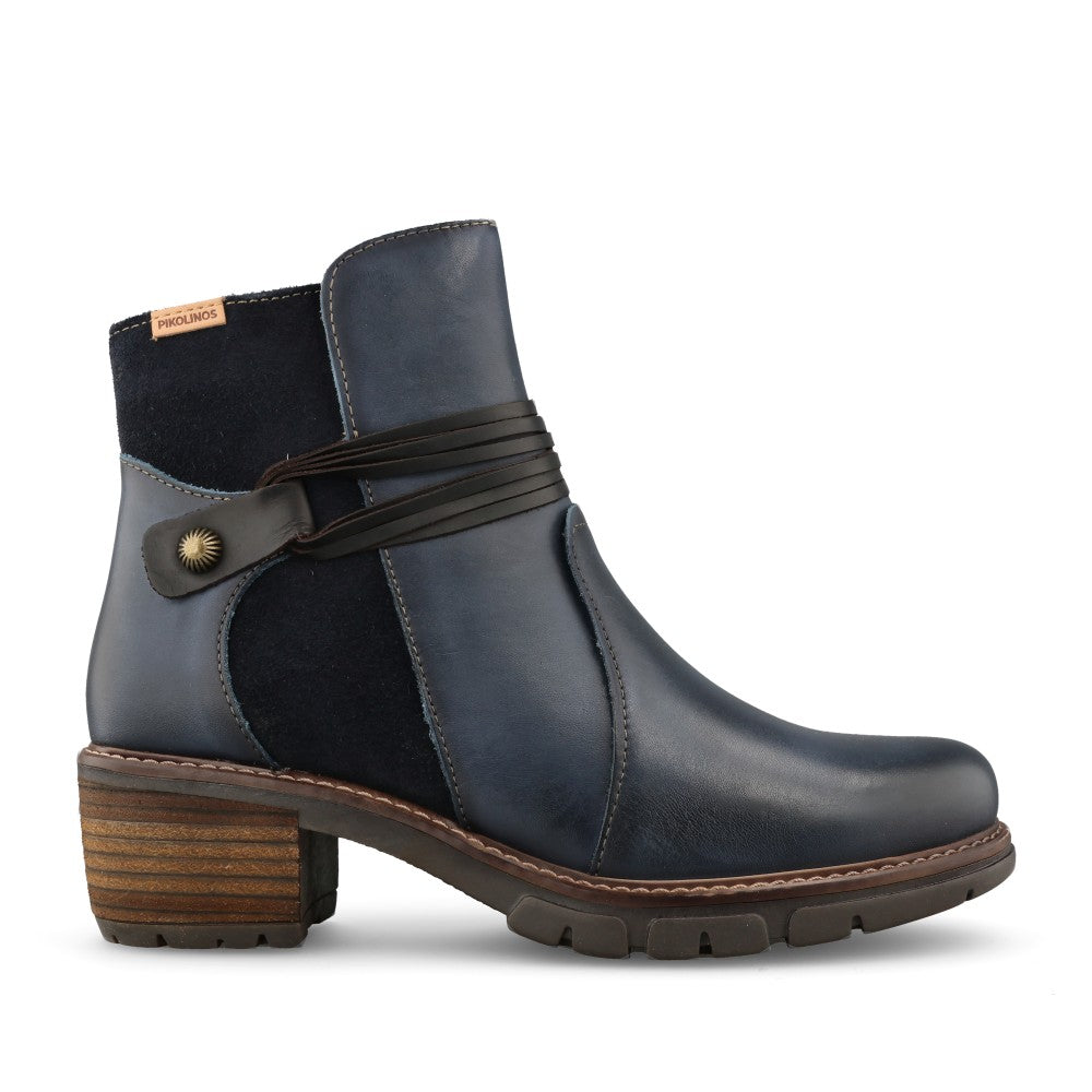 Ladies W1t-8906c San Sebastian Ankle Boot In Blue