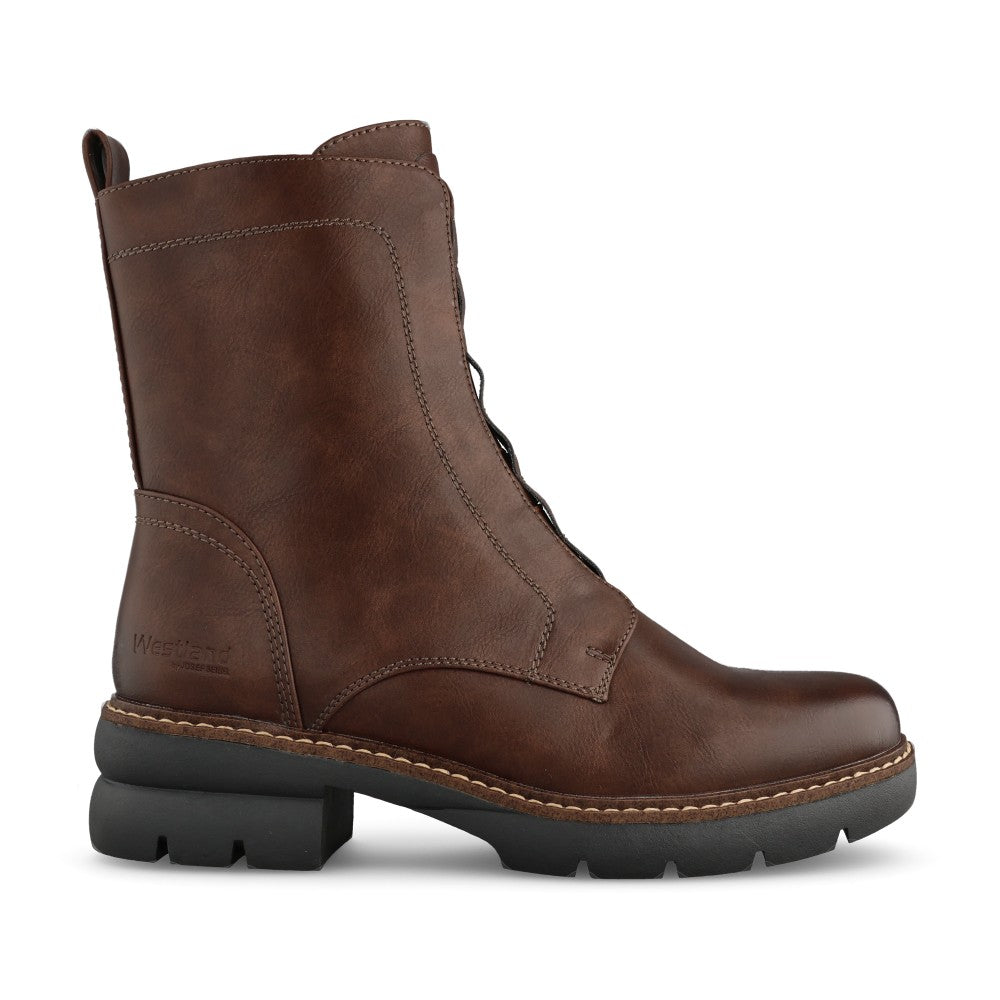 Ladies 730002 Perrie 02 Ankle Boot In Brown