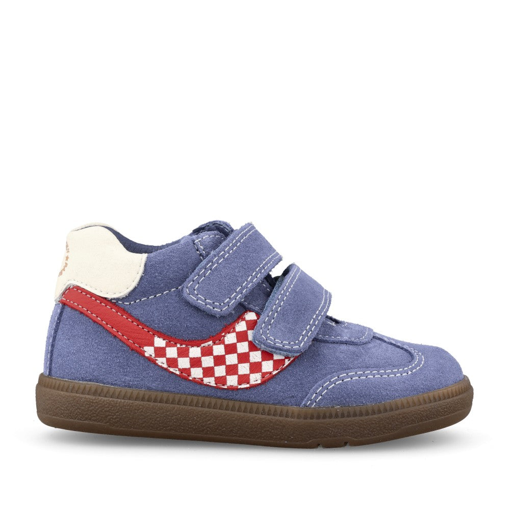 Boys 062628 Double Velcro Boot In Blue