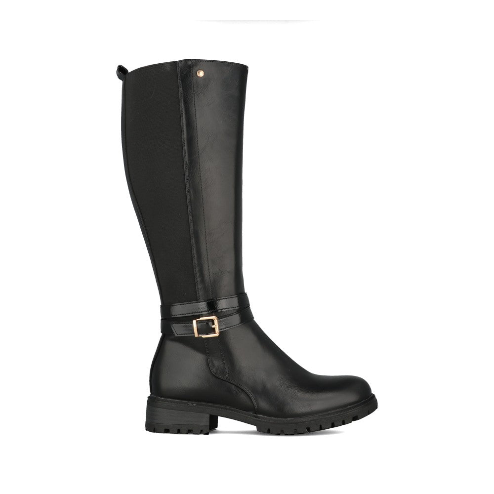 Ladies Catanzara Long Leg Boot In Black