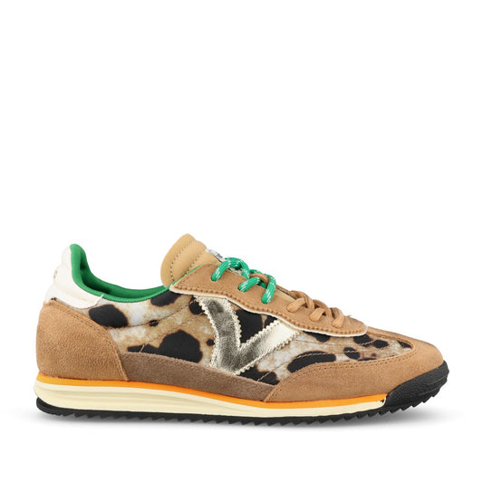 Ladies 1158103 Saturno Laced Trainer In Camel