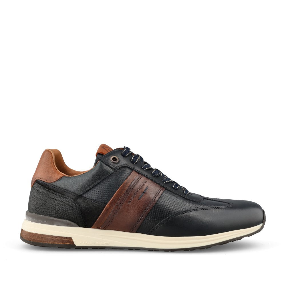 Mens 14050 Slow Laced Trainer In Navy