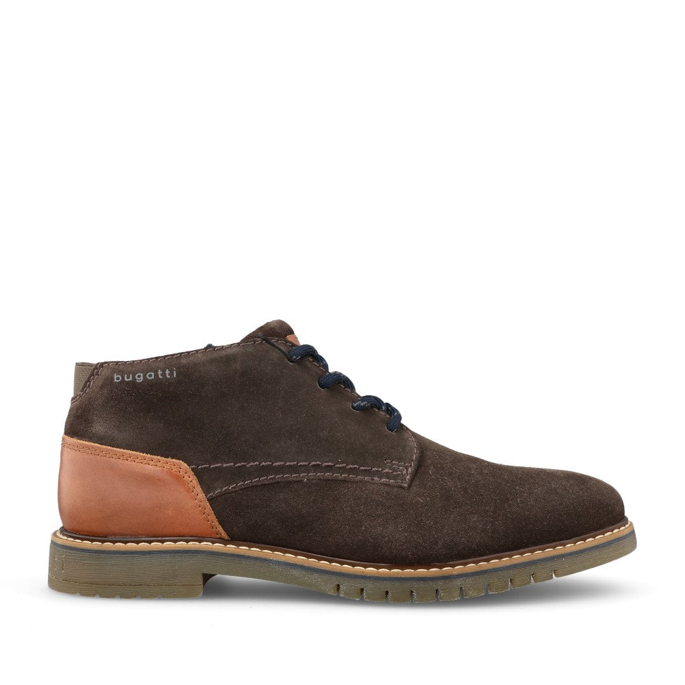 Mens 8373h-4100 Caj Laced Ankle Boot In Dark Grey