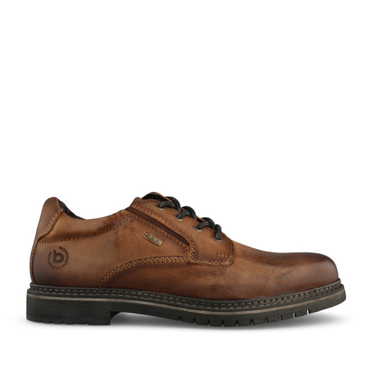Mens Aon01 Barton Comfort Laced Shoe In Cognac