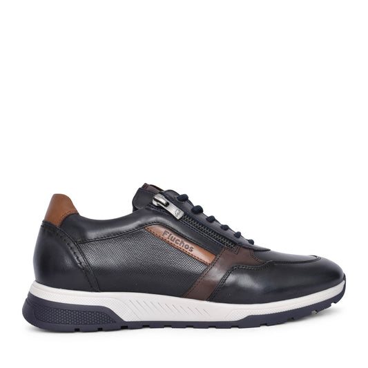 Mens F1600 Louis Laced Trainer In Navy