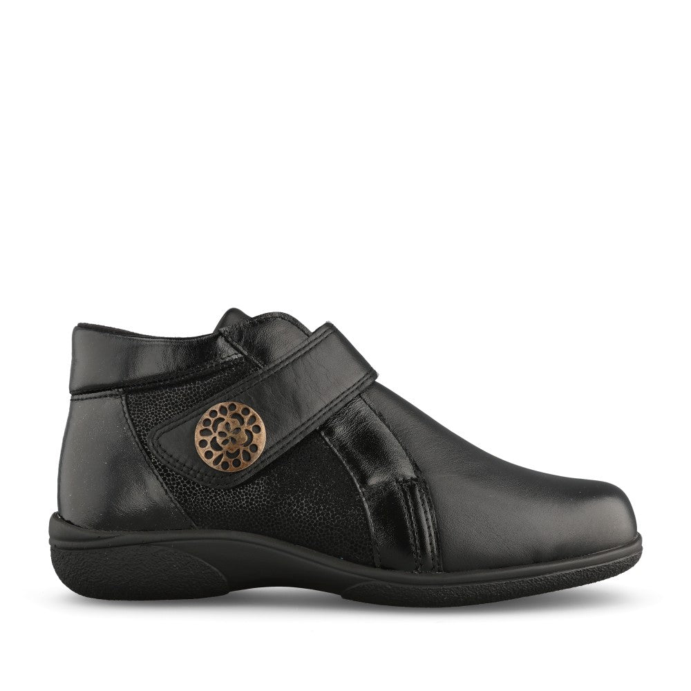Ladies Celeste 75335 2v Ankle Boot In Black