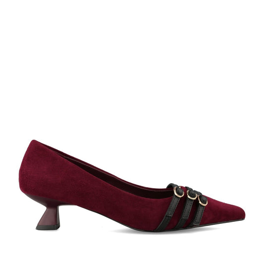 Ladies 1312898 A-roma Court Shoe In Wine